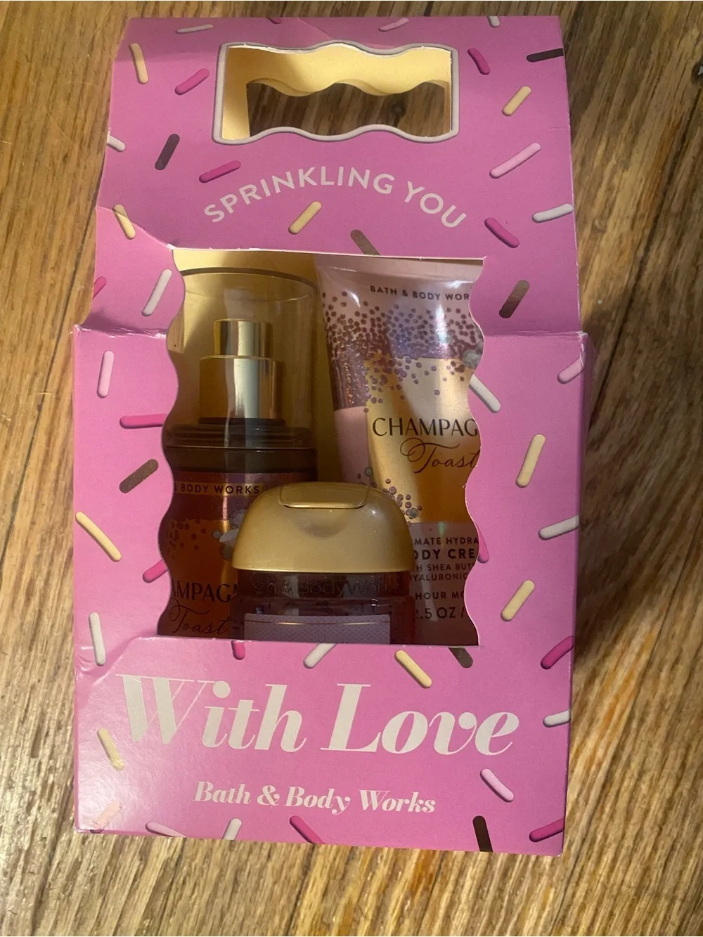Bath & Body Works Pink & Peach Gift Set - Peach Blossom & Champagne Toast